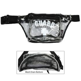 Kemp USA Hip Pack with Mesh Drain and GUARD Logo,