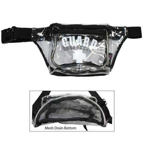 Kemp USA Hip Pack with Mesh Drain and GUARD Logo,