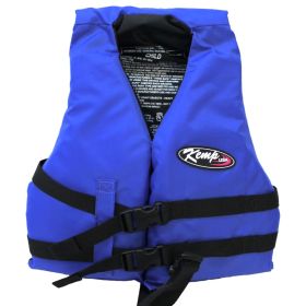 Kemp USA Life Jacket, (Option: Blue & Black, Child)