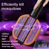 Foldable Portable Mosquito Swatter Safety Electric Shock Mosquito Killer Mute Home 365° UV Fly Trap Repellent Outdoor Bug Zapper